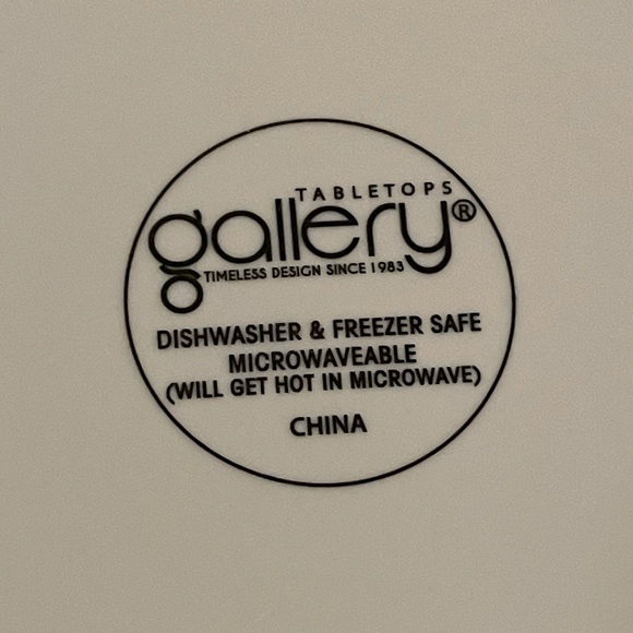 Gallery dishes - set of 3 shallow bowls pretty floral design - Picture 5 of 5